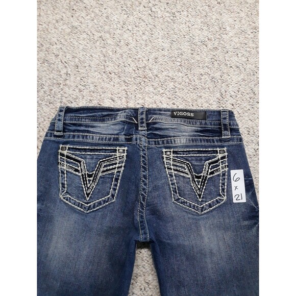 6x21 Vigoss Heritage fit Embroidered capris - Picture 2 of 5